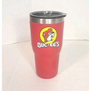 Buc-ee’s Yukon Outfitters Travel Tumbler 30oz Stainless Steel Mug Cup Beaver Log
